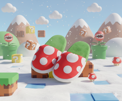 Pantuflas Planta Monstruo