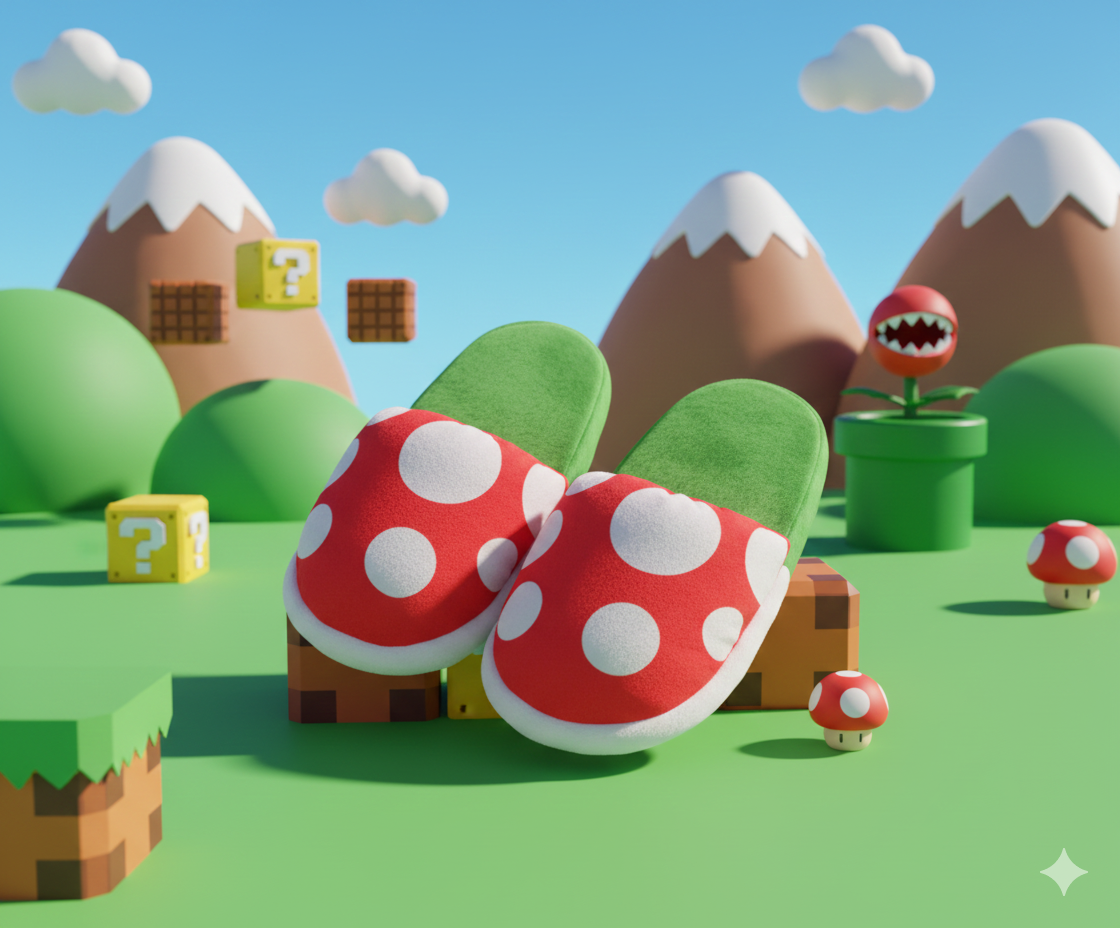 Pantuflas Planta Monstruo