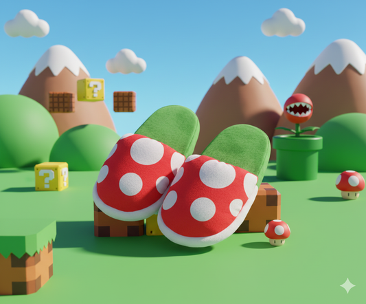 Pantuflas Planta Monstruo