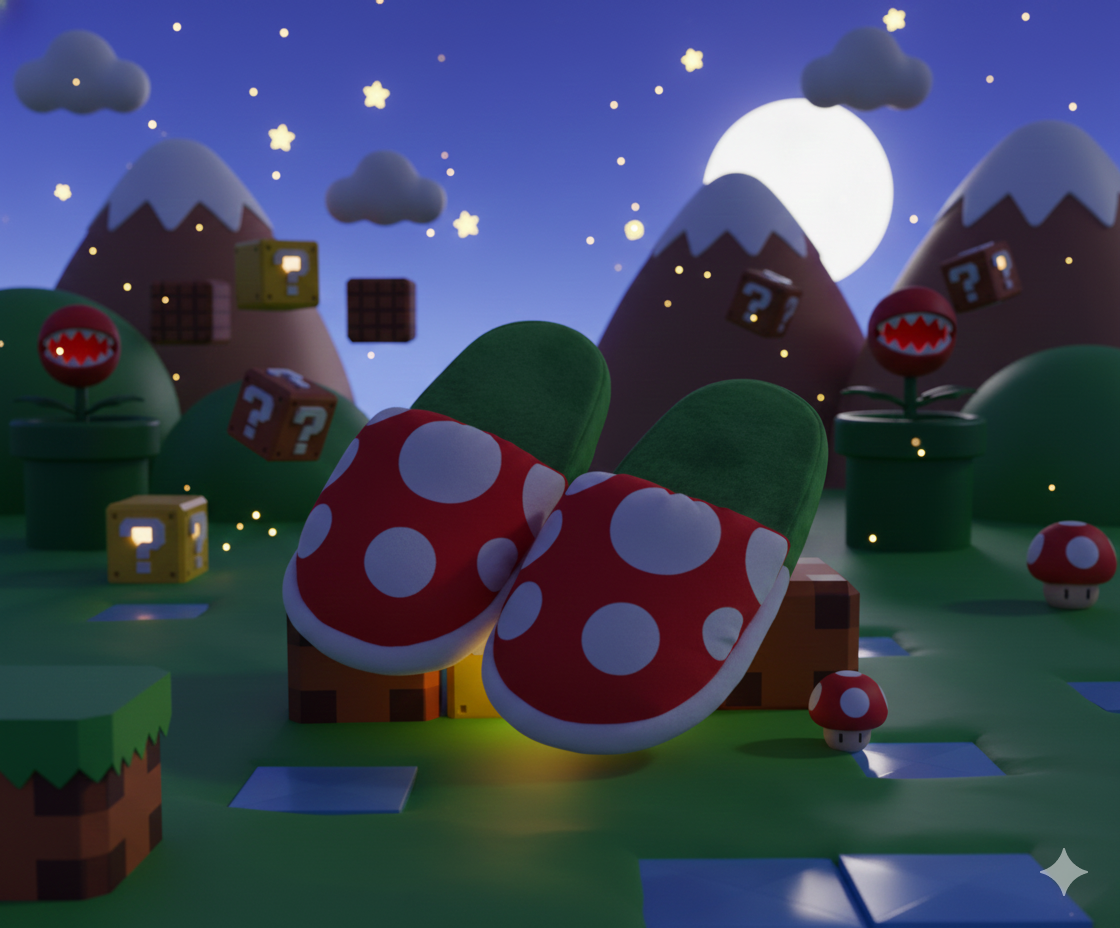 Pantuflas Planta Monstruo